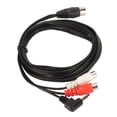 thumbnail image 1 of Connection Cable, 5 Pin To 2  And 3.5mm Adapter Cable Plug And Play Professional Accurate Workmanship  For Stereo Systems For HiFi Equipment, 1 of 8