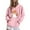 Pink, variant on Halloween Womens Hoodies Cute Ghost Printed Jacket Fall Winter Fleece Hooded Sweatshirts Casual Loose Long Sleeve Top Halloween Pullover Outwears with Pocket