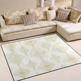 thumbnail image 2 of Art Deco 63''x48'' Plush Memory Foam Bath Mat, Soft, Absorbent, Non Slip, Durable, 2 of 7