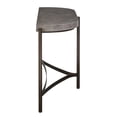 thumbnail image 4 of Lyon Semi-circular Concrete and Metal Console Table, 4 of 5