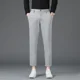thumbnail image 5 of Pantalones de traje rectos para hombre, pantalones negros de verano para hombre, 9 pantalones cortos, reseñas coreanas, muchos elegantes, de alta calidad, 2024 con estilo, 5 of 5