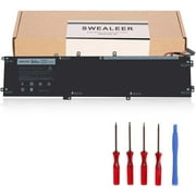 SWEALEER 4GVGH Battery Compatible with Dell XPS 15 9550 Precision 5510 P56F 1P6KD 01P6KD P56F001 T453X 0T453[Li-ion