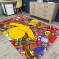 thumbnail image 4 of Dreammotif Colorful Simpson Modern Rug, Area Rugs For Living Room, Big Bedroom Decor For Teens, Game Room Decor,, 4 of 7