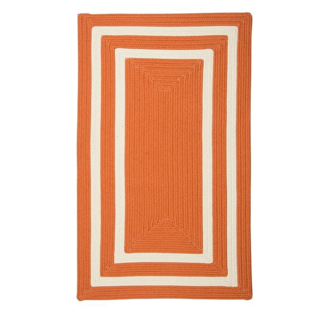Colonial Mills PY41R084X084R 7 ft. La Playa Square Rug, Tangerine