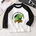 CAUYDY Toddler Boy Graphic Shirts, Pattern Short Sleeve Cotton Tshirt ...