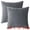 Grey, variant on Unique Bargains Throw Pillow Covers Striped Velvet Rectangular Orange 18" x 18"