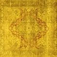 thumbnail image 1 of Ahgly Company Indoor Square Persian Yellow Traditional Area Rugs, 8' Square, 1 of 4
