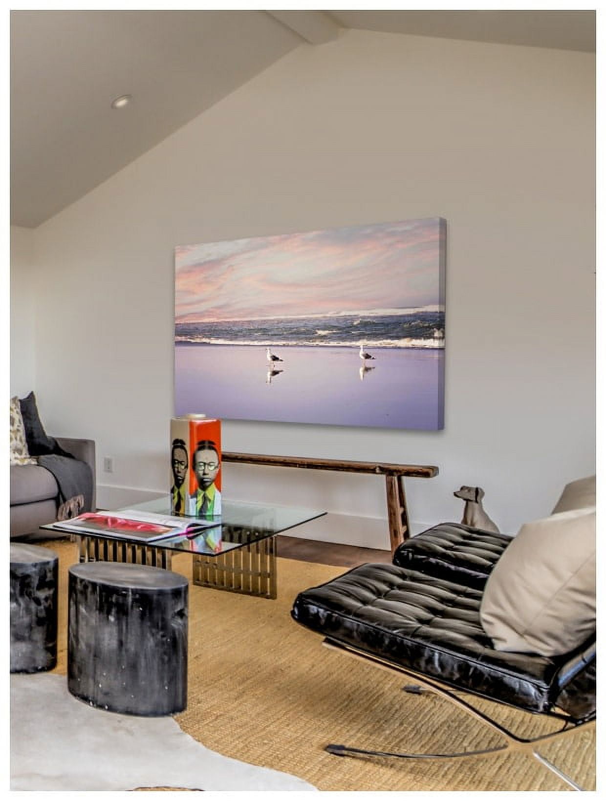 Marmont Hill "2 Seagulls" by Sylvia Cook Painting Print on Canvas