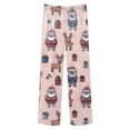 thumbnail image 6 of Gubotare Kids Plaid Christmas Pajamas Girls Cute Little & Big Girls Pajamas - Comfy Long Sleeves 2PCS PJS Size 11-12 (Light Pink,11-12 Years), 6 of 9