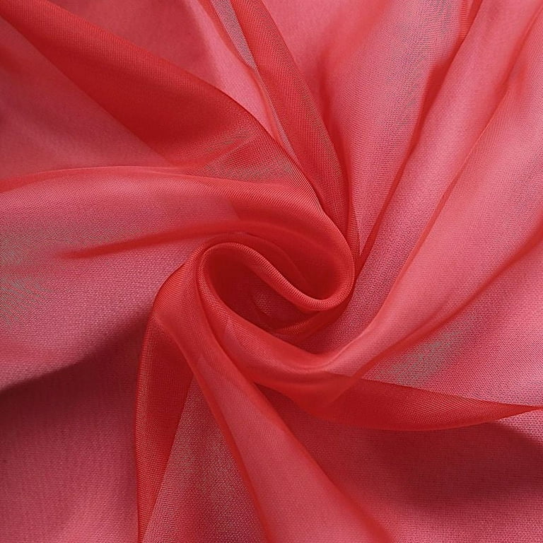 Red chiffon material online