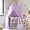 Purple, variant on Kids Bed Canopy with Stars:Breathable Canopy Bed Curtains,Hanging Net Crown Bed Tent,Princess Room Decor for Kid's Room,Nursery,Reading Nook (Purple)