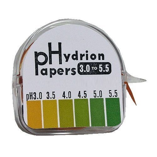 1226871 Pt 325 Strip Ph Test Hydrion Paper 1 4 1 Rl 3 5 5 Dspnsr 15 Rl Made By Micro Essential Labs Inc Walmart Com Walmart Com
