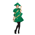 thumbnail image 2 of Diconna Costume de Cosplay Parent-Enfant, Robe en Forme de Sapin de Noël, 2 of 5