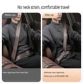 thumbnail image 5 of Car Seatbelt Adjuster, Seat Belt Clips for Universal Auto – Shoulder Neck Adjustable Anti-Strangulation Strap for Kids, Adults, Pregnant Women(Black2PCS), 5 of 6