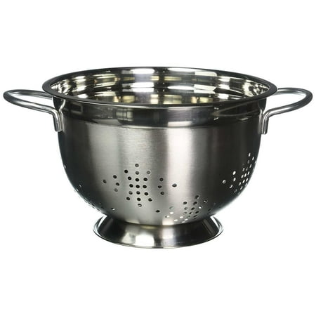 

Stainless Steel Pasta Strainer Deep Colander ( 5Quart)