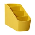 thumbnail image 2 of Organizador de escritorio, organizador de cosméticos, caja de almacenamiento de artículos diversos, soporte para controlador de TV, caja de almacenami Amarillo, 2 of 8