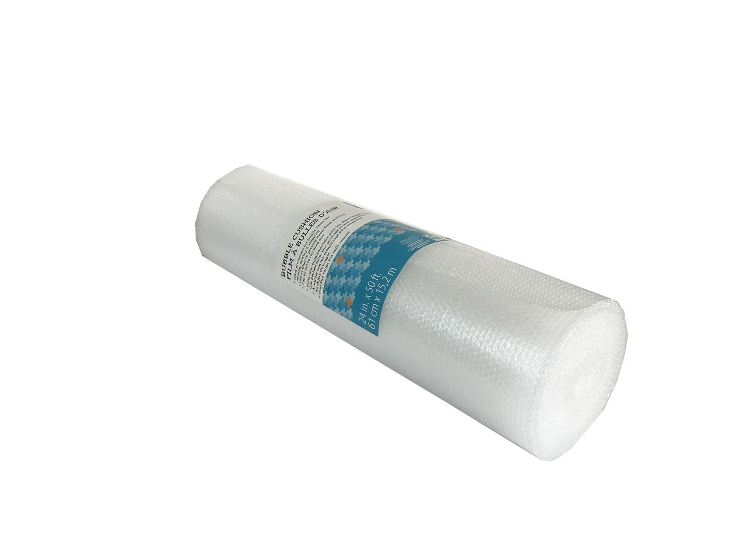 Pen + Gear Bubble Cushion Roll, 24 in x 50 ft, Small Bubbles, Clear, Perforated, 24 x 50 ft