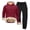 Wine, variant on Blekii Men's 2 Piece Tracksuit Sets Fleece Fuzzy Hooded Sherpa Sweatshirt & Joggers, Winter Warm Two-Piece Outfit, Cuffed Ankle Sweatpants Set, Thick Cozy Loungewear for Cold Days,