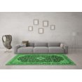 thumbnail image 3 of Ahgly Company Indoor Round Medallion Emerald Green Traditional Area Rugs, 8' Round, 3 of 4