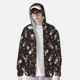 thumbnail image 2 of Kdxio Pirate Skulls Print Women Men Sun Protection UPF 50+ Jackets Zip Up Long Sleeve Hoodie Hiking Lightweight with Pockets, 2 of 7