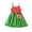 Green, variant on Kids Girls Sleeveless Casual Dress Toddler Watermelon Print Beach Holiday Party Dress Bag Set A-Line Sundress 18-24 Months
