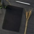 thumbnail image 6 of 9 inch x 6 inch, 100GSM, Blank Spiral Notebook, 1-Pack, Soft Cover, Sketch book, 160 Pages / 80 Sheets, (Black), 6 of 6