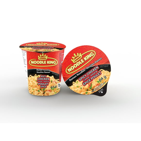 Spicy Chicken Flavor Ramen Noodles in a Cup, Spicy Chicken Ramen Noodles in a Cup