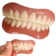 thumbnail image 1 of False Teeth Snap On Instant Dentures Smile Veneers Cosmetic Teeth Dental Care, 1 of 3