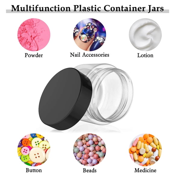 Baohd 4pieces Worry-free Storage With Easy To Jar Lightweight And Portable Easy Filling And Removing 1Set