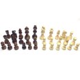 thumbnail image 2 of Ensemble de Pièces d'Échecs Créatif en Bois Ensemble d'Échecs en Bois avec 2 Sacs, 2 of 10