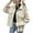 Beige, variant on Lovskoo Womens Winter Coats Button Down Single Breasted Pea Coat Casual Solid Color Buttons Tops Turndown Collar Long Sleeve Casual Outwear Trench Coat Overcoat Beige