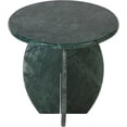 thumbnail image 3 of Meridian Furniture Formentera Green Marble End Table, 3 of 7