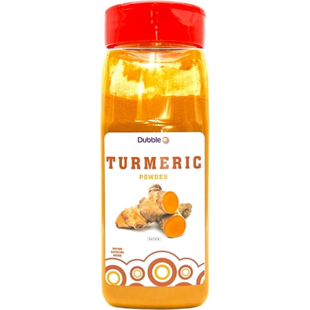 Ground Turmeric Powder - 8 oz - Non GMO, Kosher, Halal, and Gluten Free - Dubble O Brand