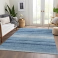 thumbnail image 6 of Addison Rugs Mayfield Premium Machine Washable Transitional Stripes Blue Rectangle Rug, 3' x 5', 6 of 6
