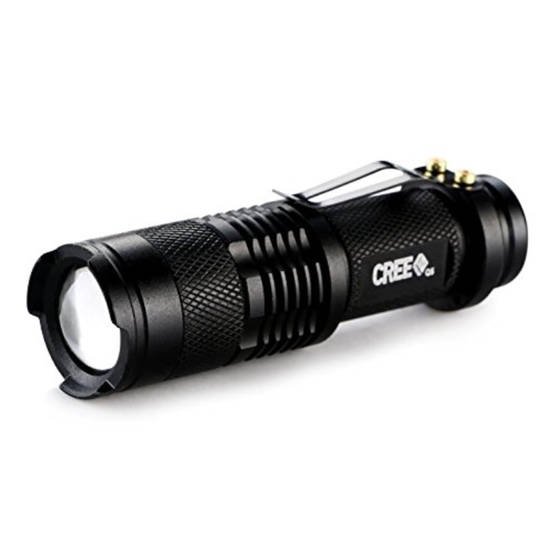 Mini 1200 Lumen Q5 LED Adjustable Zoom Focus Flashlight Torch AA/14500