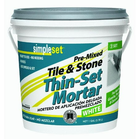 thin mortar tile stone thinset mixed pre premixed gallon simple basics diy tiling anywhere kind any custom diydiva