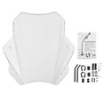 thumbnail image 1 of Universal Motorcycle Windshield Adjustable Front Wind Deflector Screen Replacement for Suzuki Clear, 1 of 5