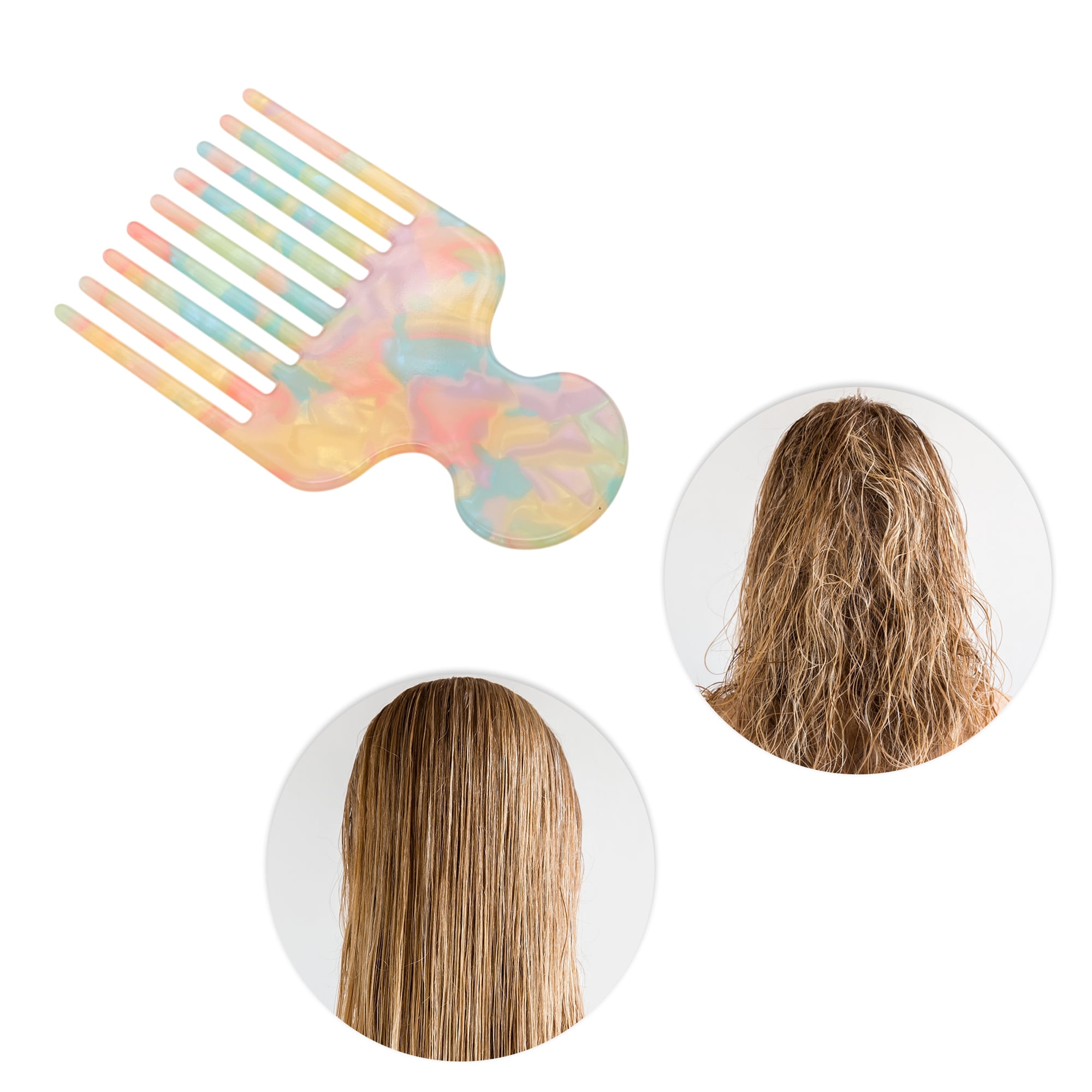 Unique Bargains 1 Pc Fashion Hair Insert Comb for All Hair Types Styles Multicolored
