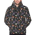 thumbnail image 2 of Bingfone Mushroom Men's Drawstring Hoodie Long Sleeve Pocket Sweatshirts-Medium, 2 of 6