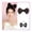 1PCS, variant on Bun Clip in Hairpiece Fashion Chignon Headdress Fake Hair Synthetic Bow-knot Shape Hair with Hairpins Hair Accessories for Women Girls