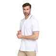 thumbnail image 5 of Chaps Men's & Big Men's Birdseye Polo Shirt with Short Sleeves, Sizes S-2XL, 5 of 5