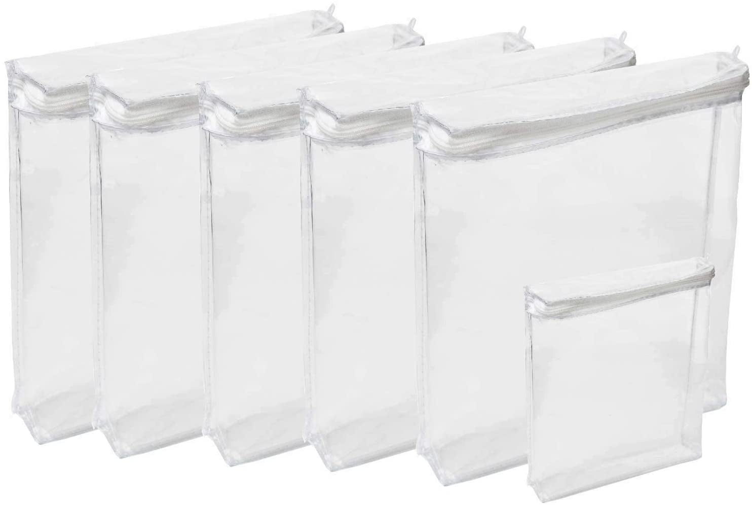 Houseables Plastic Storage Bag, 18”x15”x4”, 6 Pk, Clear Theme Frame ...