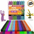 thumbnail image 4 of Pipe Cleaners - 350 pcs Chenille Stems for DIY Art, 30 Assorted Colors Pipe Cleaners for Decorations and Creative Crafts, 6 mm x 12 inch, Fun DIY Art, 4 of 6