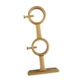 thumbnail image 2 of GUOOL Support de Tringle à Rideau Double Fixation Murale pour Salle de Bain Salon Maison Or, 2 of 9