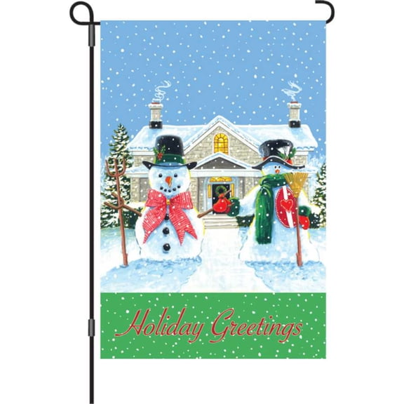Premier Garden Size Flag - American Snowman
