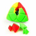 thumbnail image 2 of Pyramorphix 3x3 Mastermorphix Megamorphix Stickerless Magic Speed Puzzle Cube en forma de pirámide Brain Teaser Twisty Toy,11 Afortunado Sencillez, 2 of 3