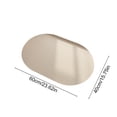 thumbnail image 3 of Oval Diatomaceous Earth Bath Mat Non Slip Super Absorbent Quick Dry Shower Mat | Silica Mud Floor Mat Fast Drying | Modern Abstract Kitchen Bathroom Entryway Rug, 3 of 6