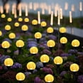 thumbnail image 6 of AZXY Solar Garden Lights,Decorative Solar Lights,Solar Landscape Lights,Solar Pathway Lights Outdoor Waterproof,1 Drag 20 Led, 6 of 7
