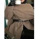 thumbnail image 2 of Bufanda y chaqueta Peacoat Kissonic para mujer, de gran tamaño, color caqui claro, 2 of 6
