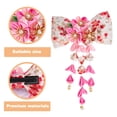 thumbnail image 4 of Pasador de pelo estilo japonés con flor única, adorno para el pelo con borla, 4 of 6